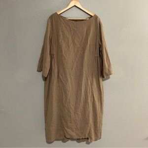 Elegant Brown Women's Dress